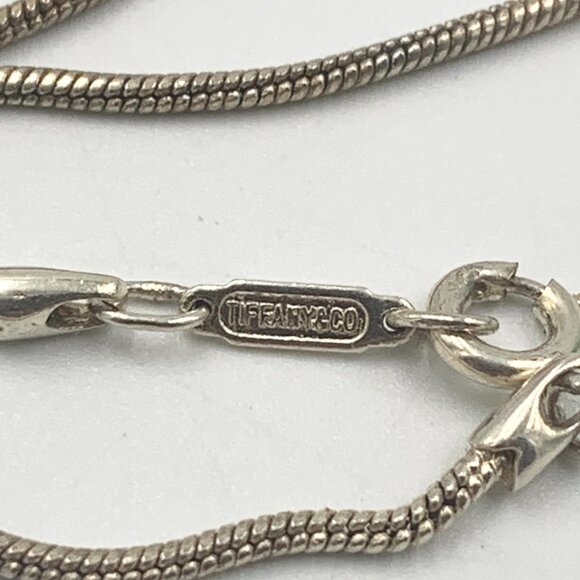 Authentic Tiffany & Co 925 Silver 1837 Bar Pendant with Necklace - Picture 5 of 9